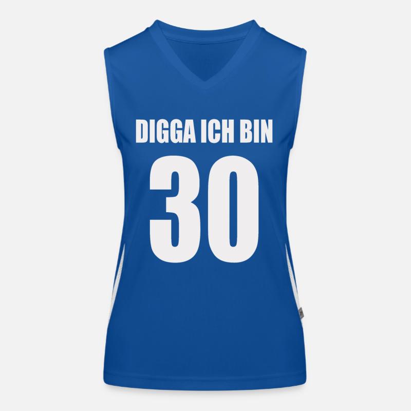 Digga ich bin 30 Funktionelles Kontrast-Tank Top für Frauen