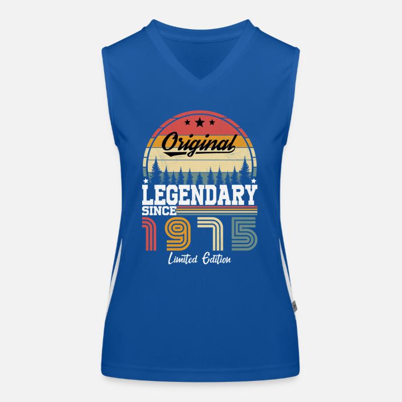 1975 Vintage Original 1975 Geburtstagsgeschenk Funktionelles Kontrast-Tank Top für Frauen