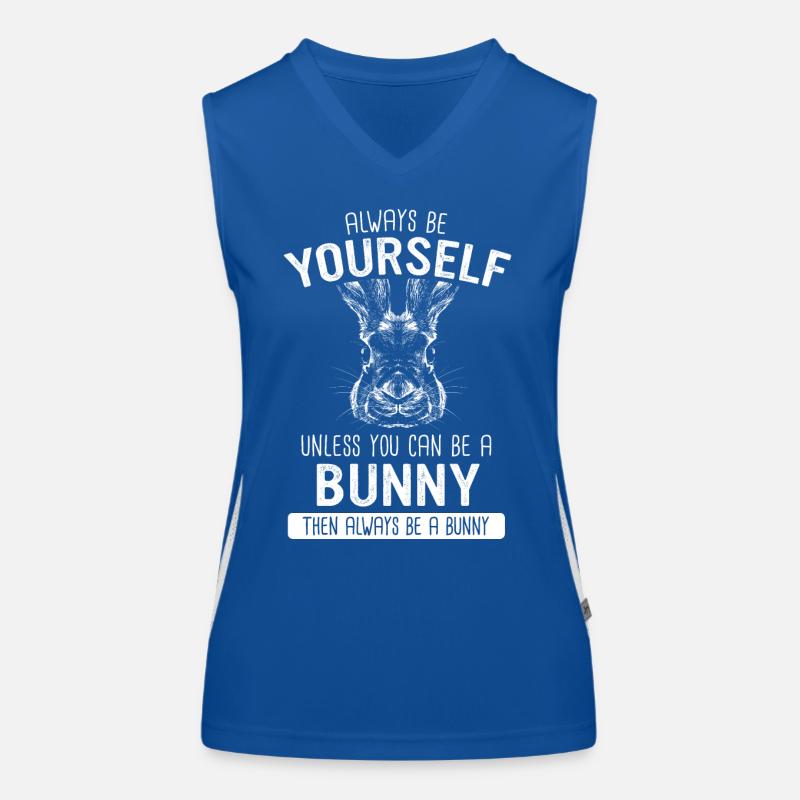 Rabbit Animal Pet Rabbit Women's Functional Contrast Tank Top