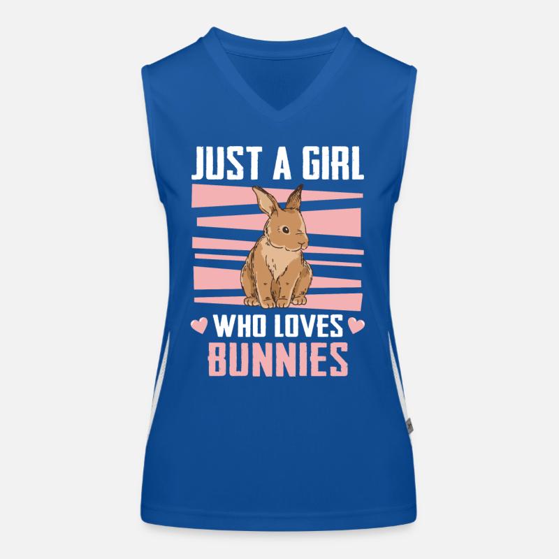 Rabbit Animal Pet Rabbit Women's Functional Contrast Tank Top
