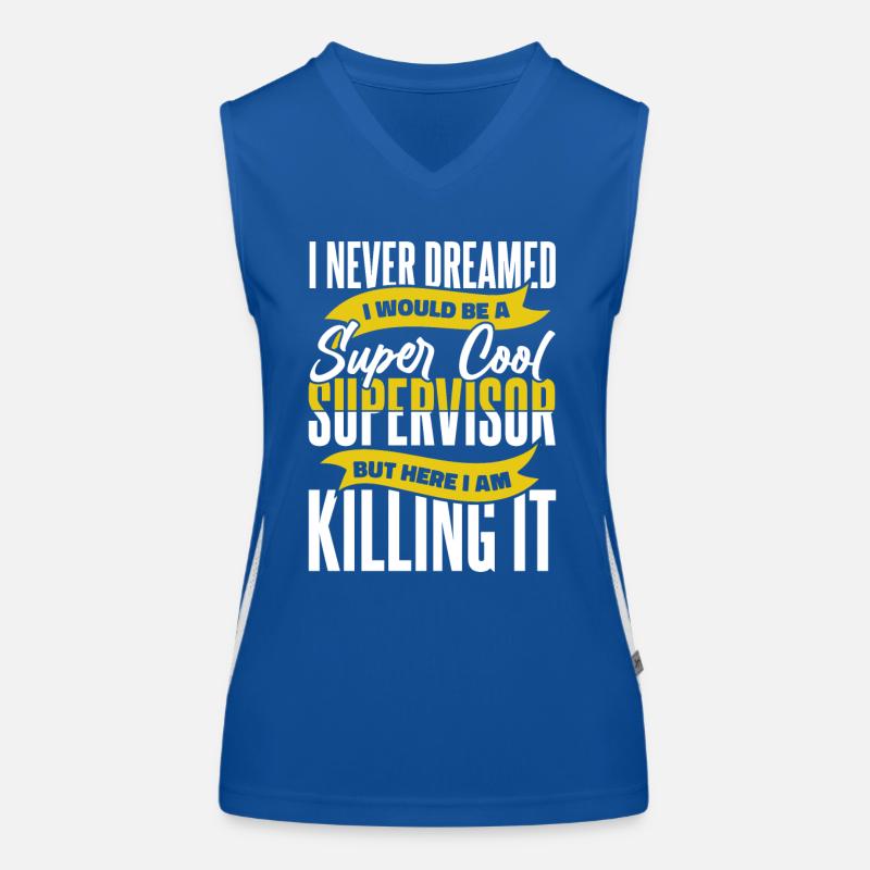 Supervisor profession Women's Functional Contrast Tank Top