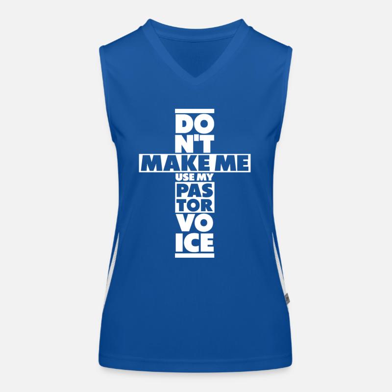 Pastor Pfarrer Prediger Kirche Christ Funktionelles Kontrast-Tank Top für Frauen