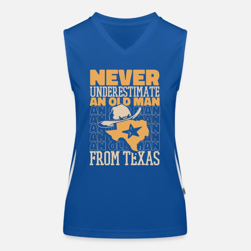 Texas State Texaner Texas Funktionelles Kontrast-Tank Top für Frauen