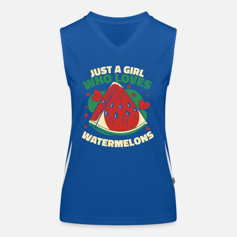 Fruit de melon d’eau Débardeur respirant contrasté Femme