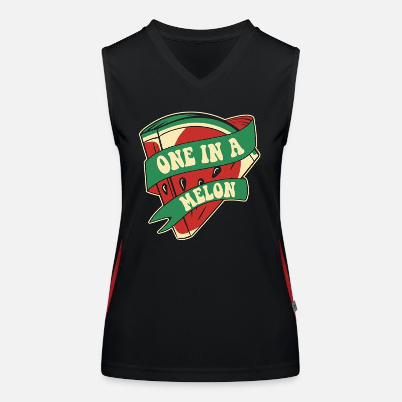 Fruit de melon d’eau Débardeur respirant contrasté Femme