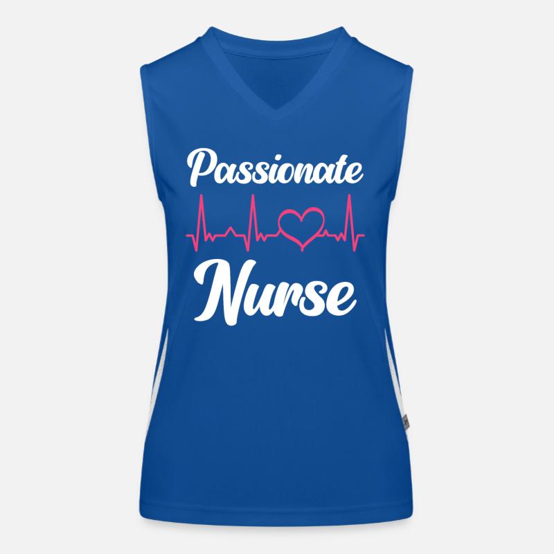 Krankenschwester Funktionelles Kontrast-Tank Top für Frauen