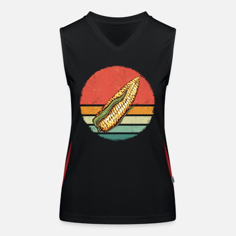 Maize Corncob Farmer Women's Functional Contrast Tank Top