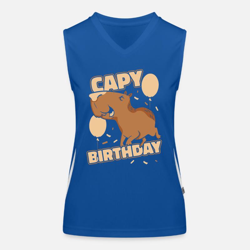 Capybara Nagetier Tier Funktionelles Kontrast-Tank Top für Frauen