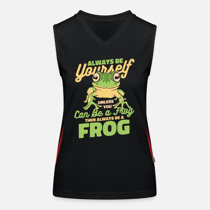 Crapaud grenouille Débardeur respirant contrasté Femme