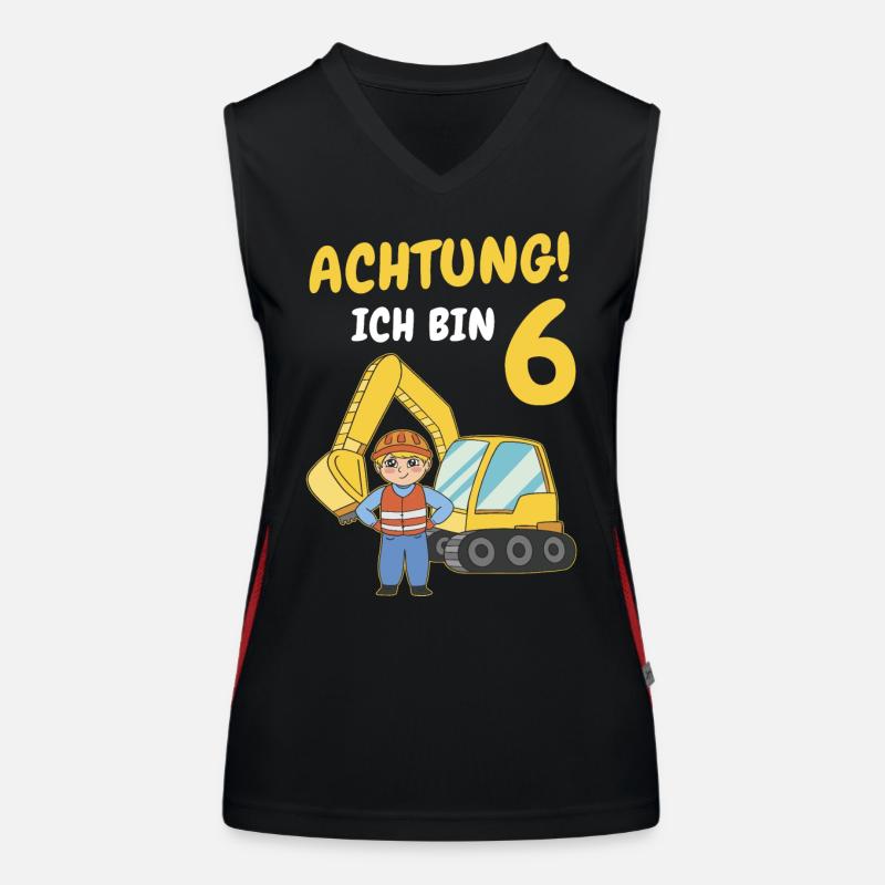 Geburtstagsgeschenk 6 Jahre Geburtstagskind Funktionelles Kontrast-Tank Top für Frauen