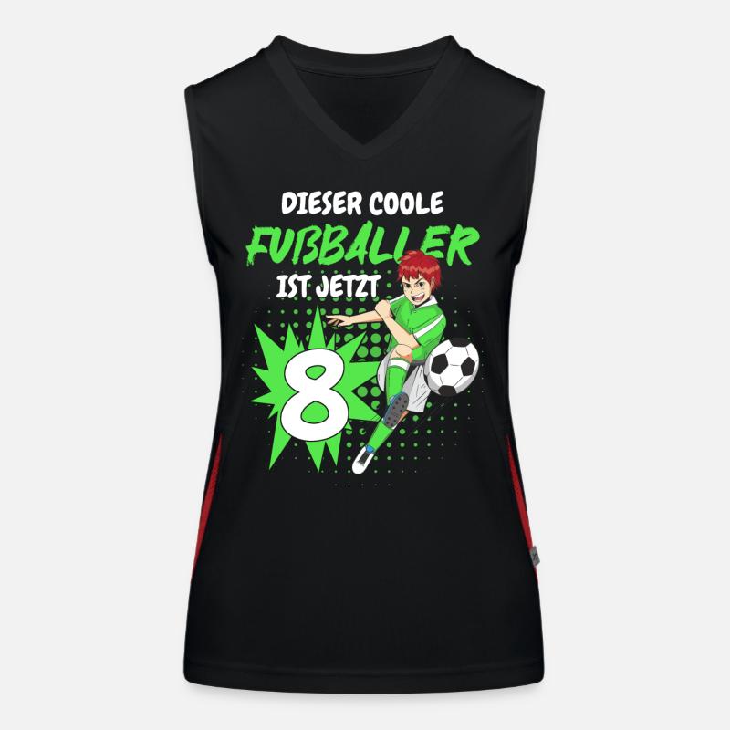 Geburtstagsgeschenk 8 Jahre Geburtstagskind Funktionelles Kontrast-Tank Top für Frauen