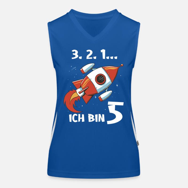 Geschenk 5 Jahre Geburtstagskind Funktionelles Kontrast-Tank Top für Frauen