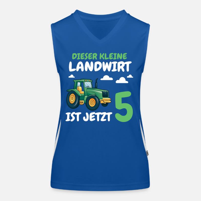 Geschenk 5 Jahre Geburtstagskind Funktionelles Kontrast-Tank Top für Frauen