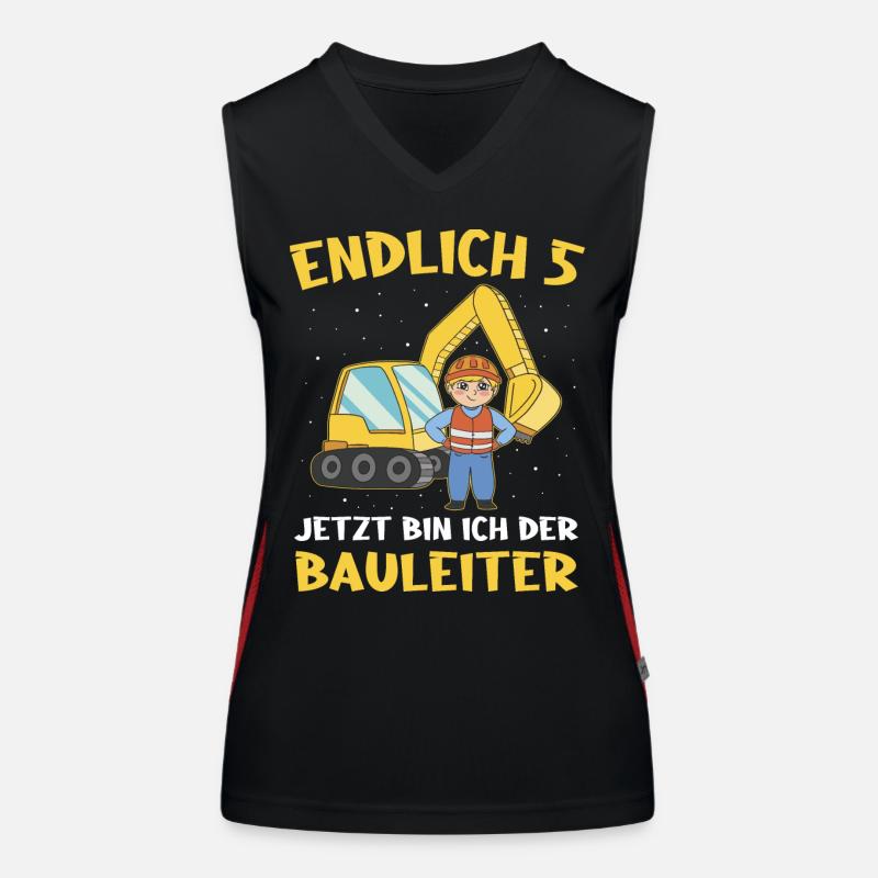 Geschenk 5 Jahre Geburtstagskind Funktionelles Kontrast-Tank Top für Frauen