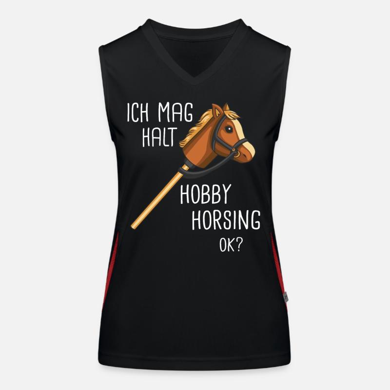 Hobby Horsing Steckenpferd Hobbyhorsing Funktionelles Kontrast-Tank Top für Frauen