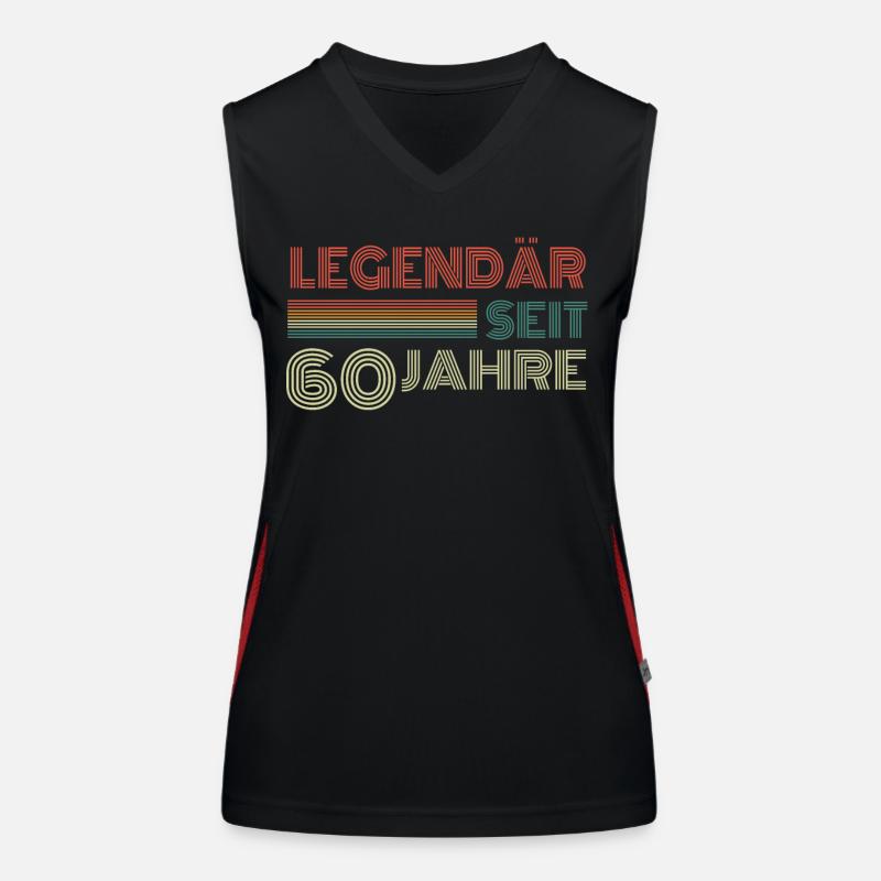 Geschenk 60 Jahre Geburtstagskind Funktionelles Kontrast-Tank Top für Frauen