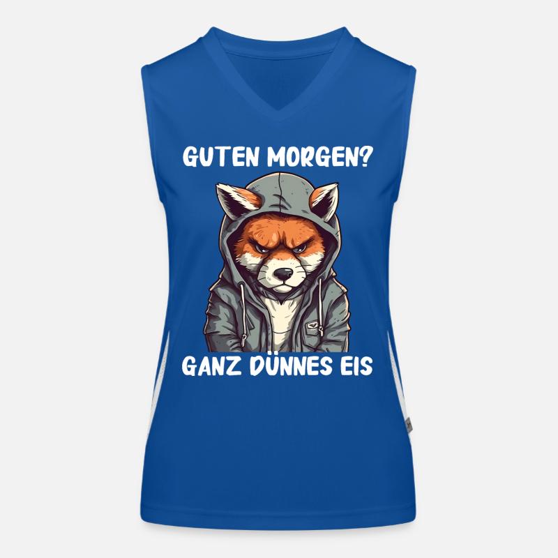 Fuchs Füchse Wildtier Waldtier Rotfuchs Funktionelles Kontrast-Tank Top für Frauen