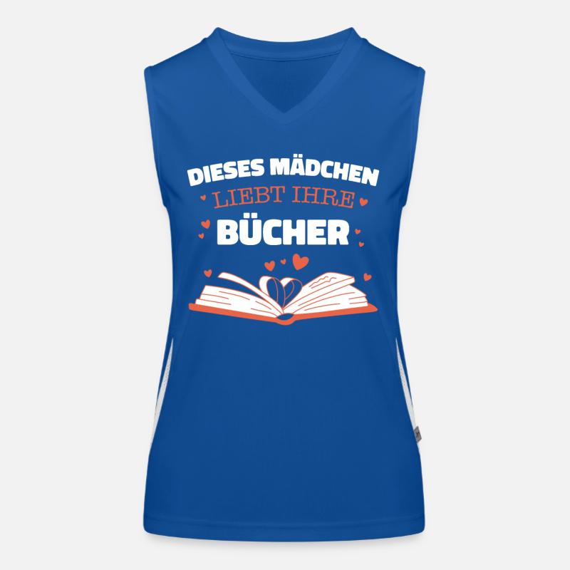 Buch Lesen Bücher Buch Nerd Bücherwurm Funktionelles Kontrast-Tank Top für Frauen