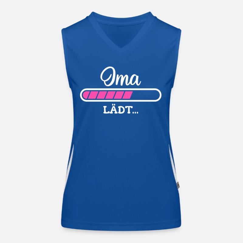 Oma Großmutter Großeltern Muttertag Familie Funktionelles Kontrast-Tank Top für Frauen