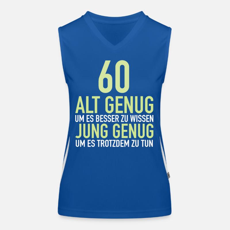 Geschenk 60 Jahre Geburtstagskind Funktionelles Kontrast-Tank Top für Frauen