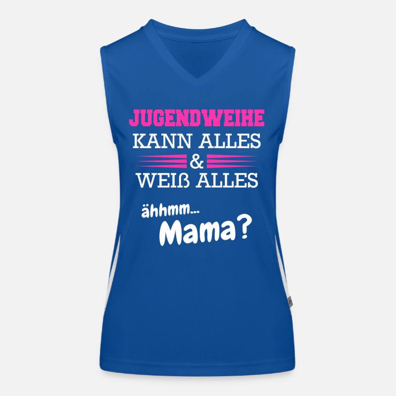 Jugendweihe Mädchen Junge Erwachsen Funktionelles Kontrast-Tank Top für Frauen