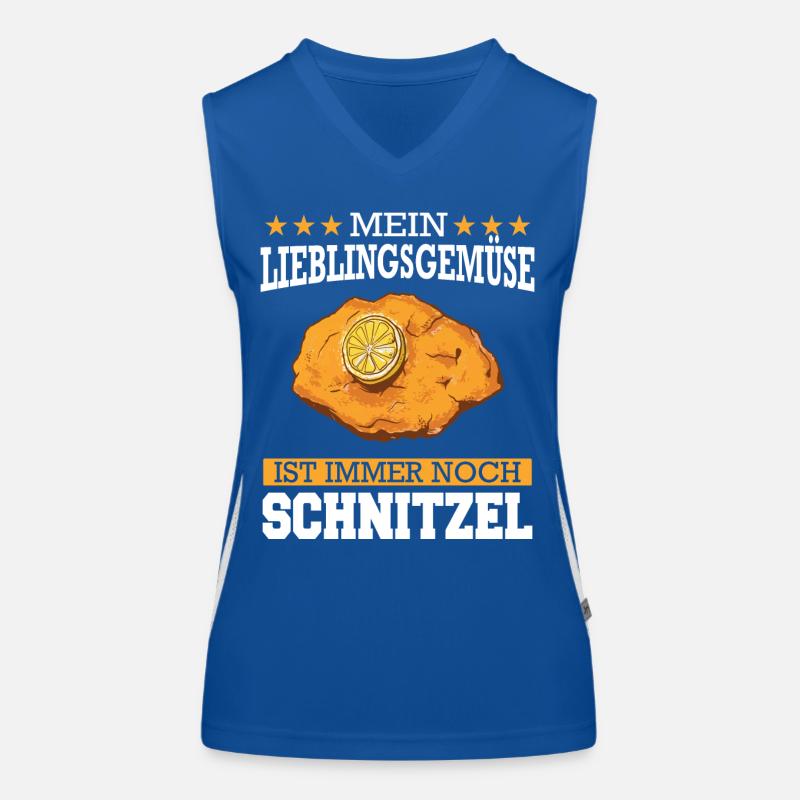 Wiener Schnitzel Plätzli Österreich Essen Funktionelles Kontrast-Tank Top für Frauen