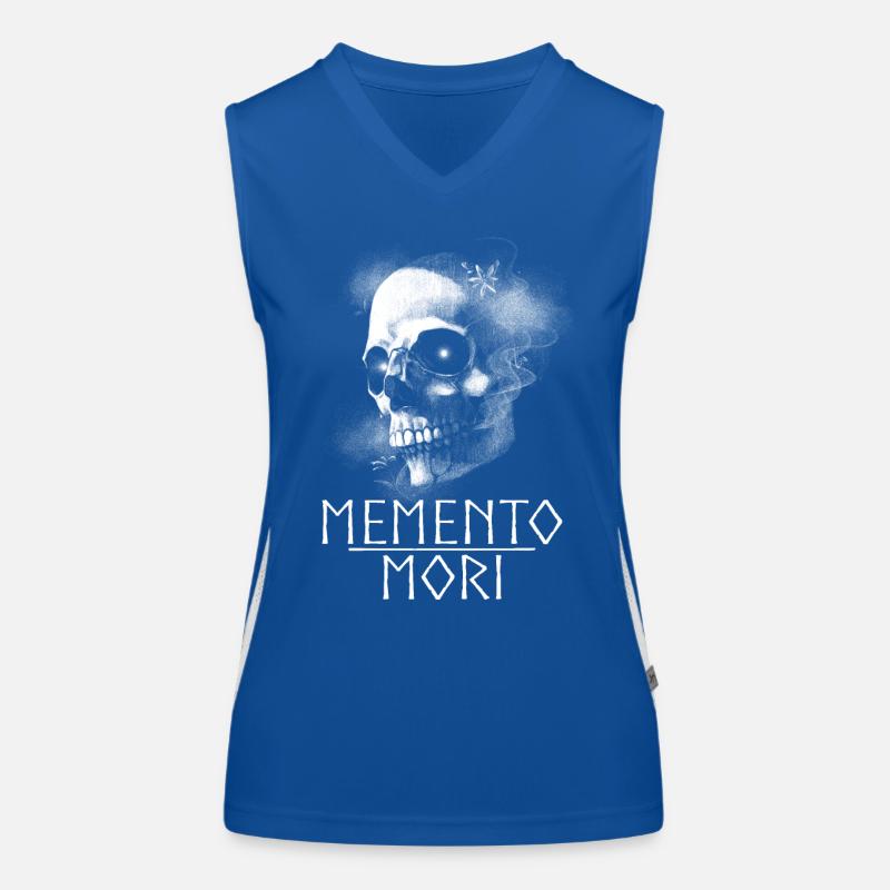 Mortality Philosophy Latin Stoicism Women's Functional Contrast Tank Top