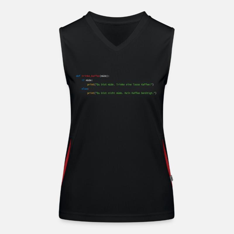 Programmierer Informatiker Nerd Softwareingenieur Funktionelles Kontrast-Tank Top für Frauen