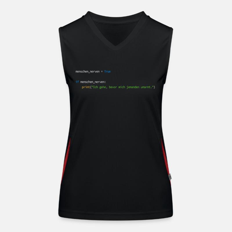 Programmer, Computer Scientist, Nerd, Software Engineer Women's Functional Contrast Tank Top
