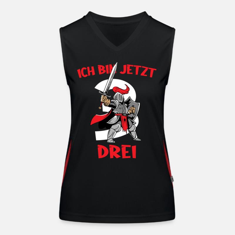Geschenk 3 Jahre Geburtstagskind Funktionelles Kontrast-Tank Top für Frauen