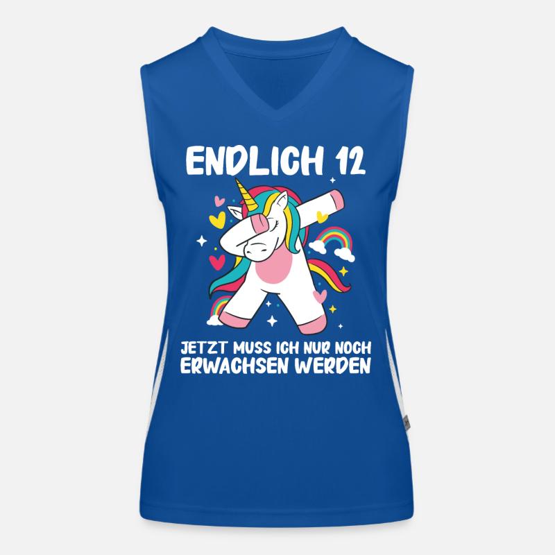 Geschenk 12 Jahre Geburtstagskind Funktionelles Kontrast-Tank Top für Frauen