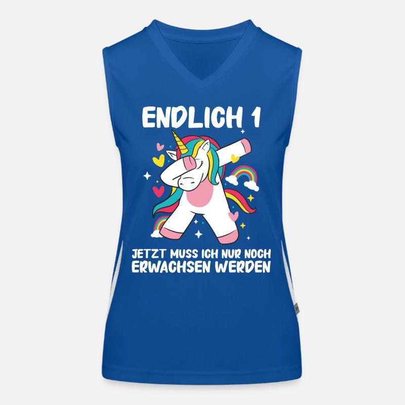 Geschenk 1 Jahr Geburtstagskind Funktionelles Kontrast-Tank Top für Frauen
