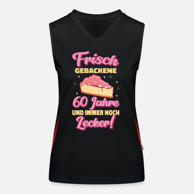 Geschenk 60 Jahre Geburtstagskind Funktionelles Kontrast-Tank Top für Frauen