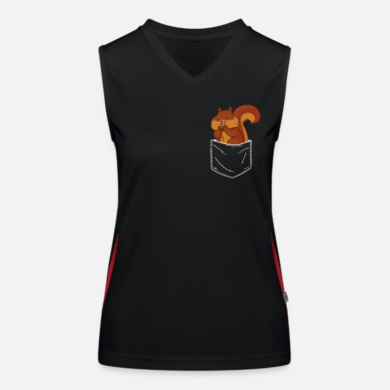 Squirrel Tree Squirrel Women's Functional Contrast Tank Top