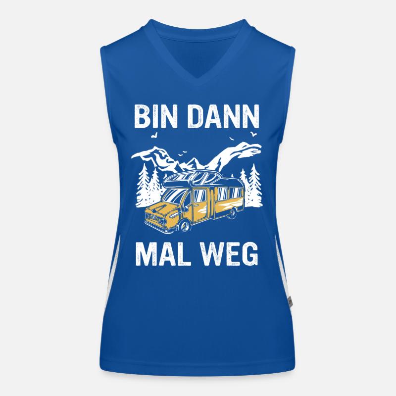 Camping Wohnwagen Camper Funktionelles Kontrast-Tank Top für Frauen