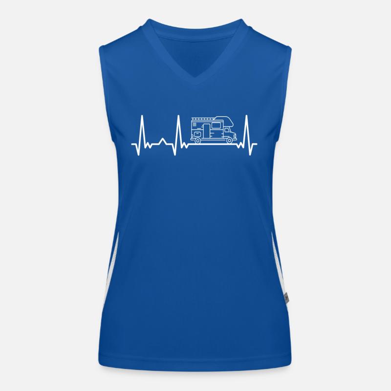 Camping Wohnwagen Camper Funktionelles Kontrast-Tank Top für Frauen