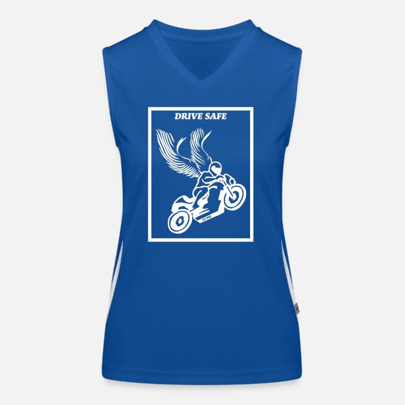 fahr vorsichtig Funktionelles Kontrast-Tank Top für Frauen