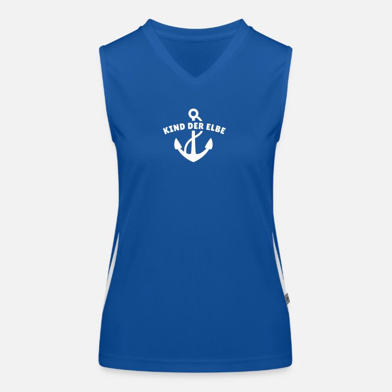 Kind der Elbe Funktionelles Kontrast-Tank Top für Frauen