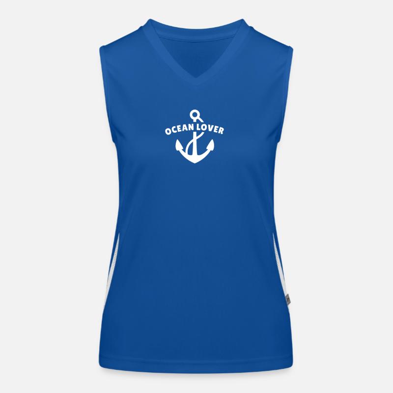 Ocean Lover Women's Functional Contrast Tank Top