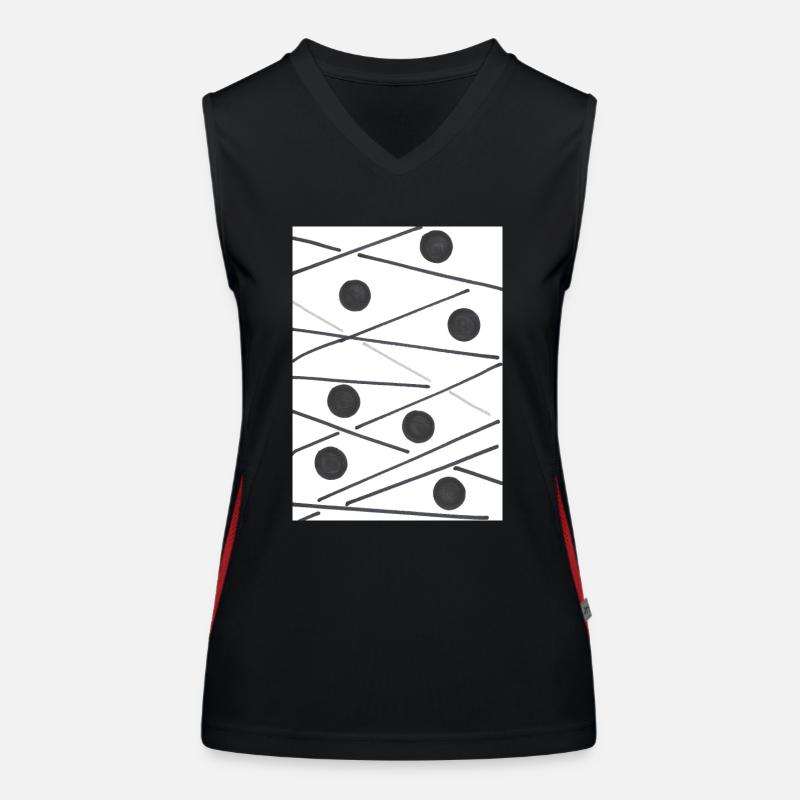 Solar Funktionelles Kontrast-Tank Top für Frauen