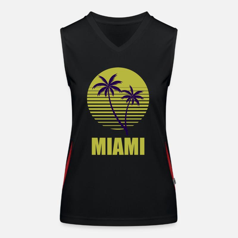 Miami Women's Functional Contrast Tank Top