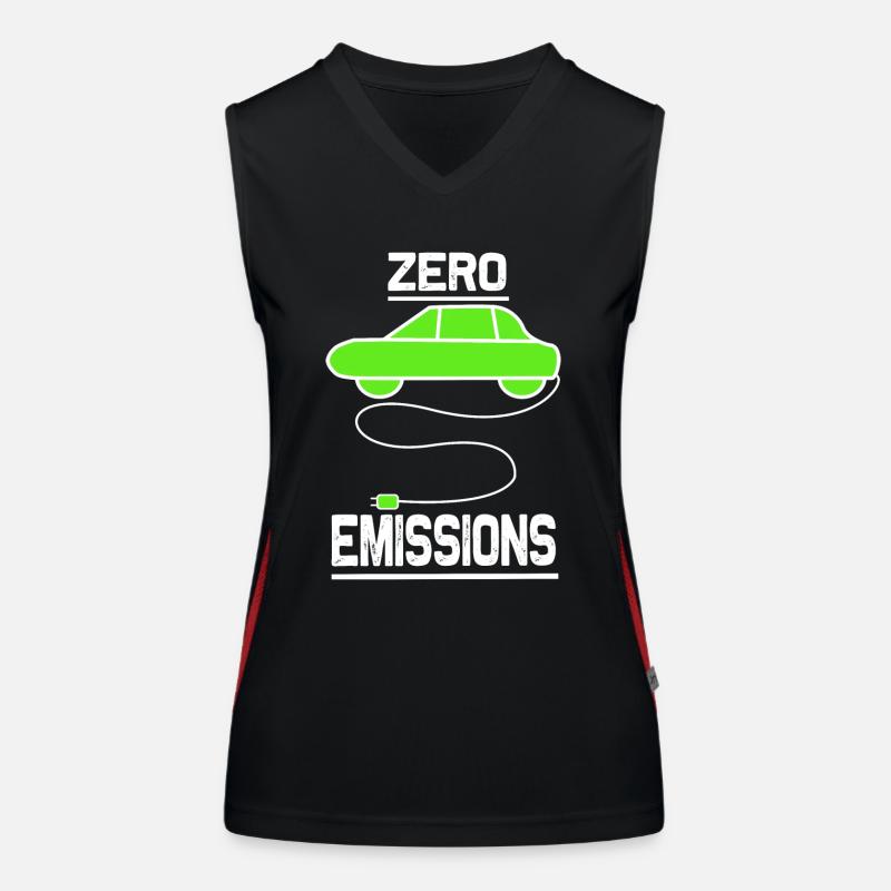 zero emissions Funktionelles Kontrast-Tank Top für Frauen