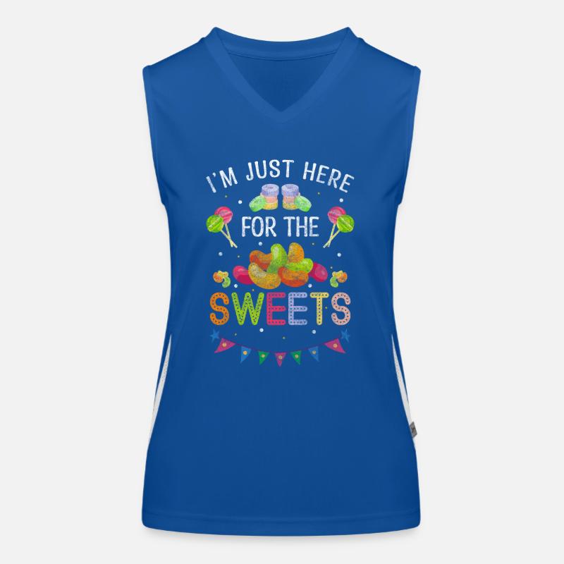 Süßigkeit Lecker Gebäck Funktionelles Kontrast-Tank Top für Frauen