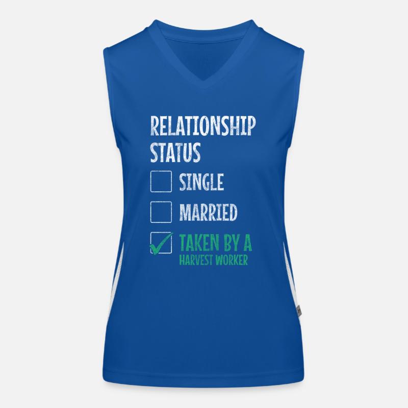 Ernte Feldarbeiter Erntezeit Gemüse Funktionelles Kontrast-Tank Top für Frauen