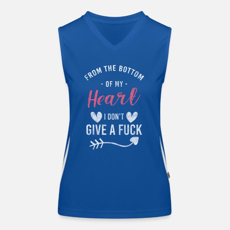 I don't care Attitude Aversion Attitude Women's Functional Contrast Tank Top