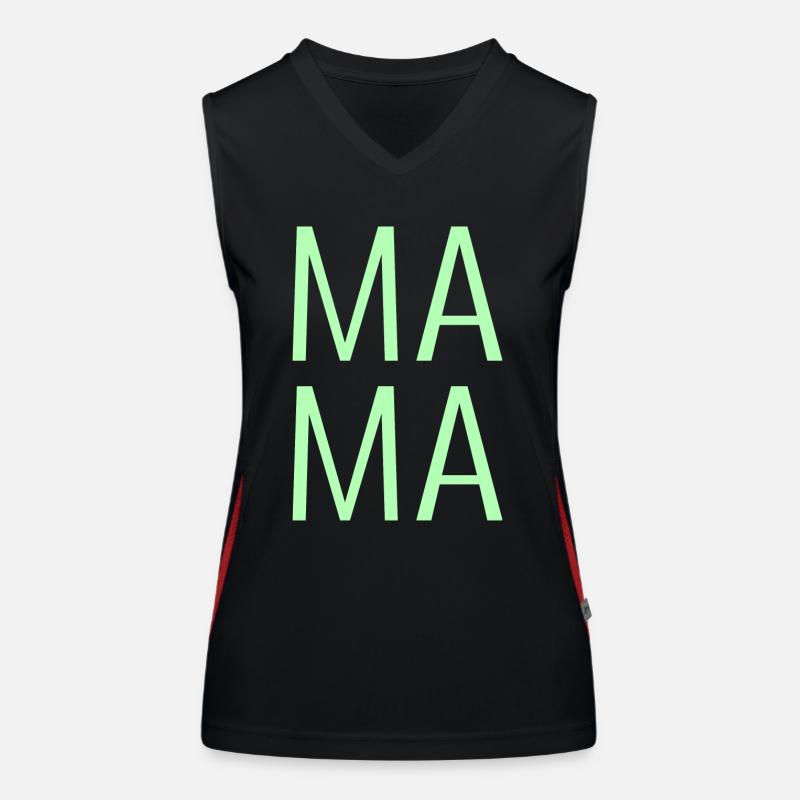 Mama Mom Muttertag Funktionelles Kontrast-Tank Top für Frauen