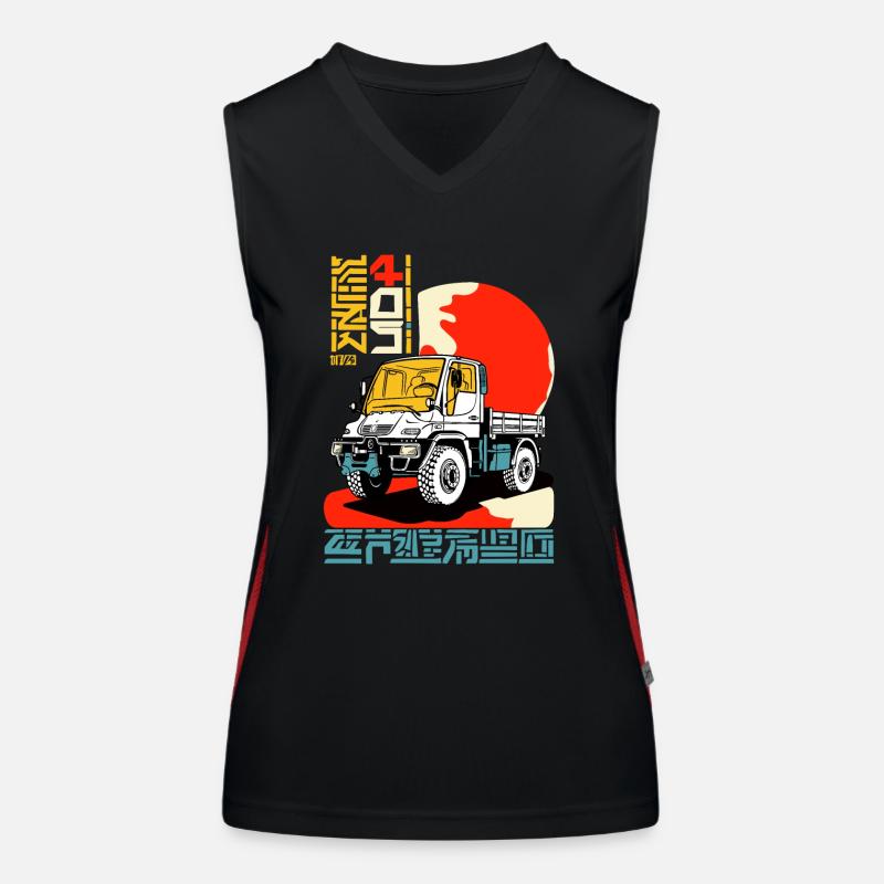 Unimog - Oldtimer - Offroad - Universal Power Implement Women's Functional Contrast Tank Top