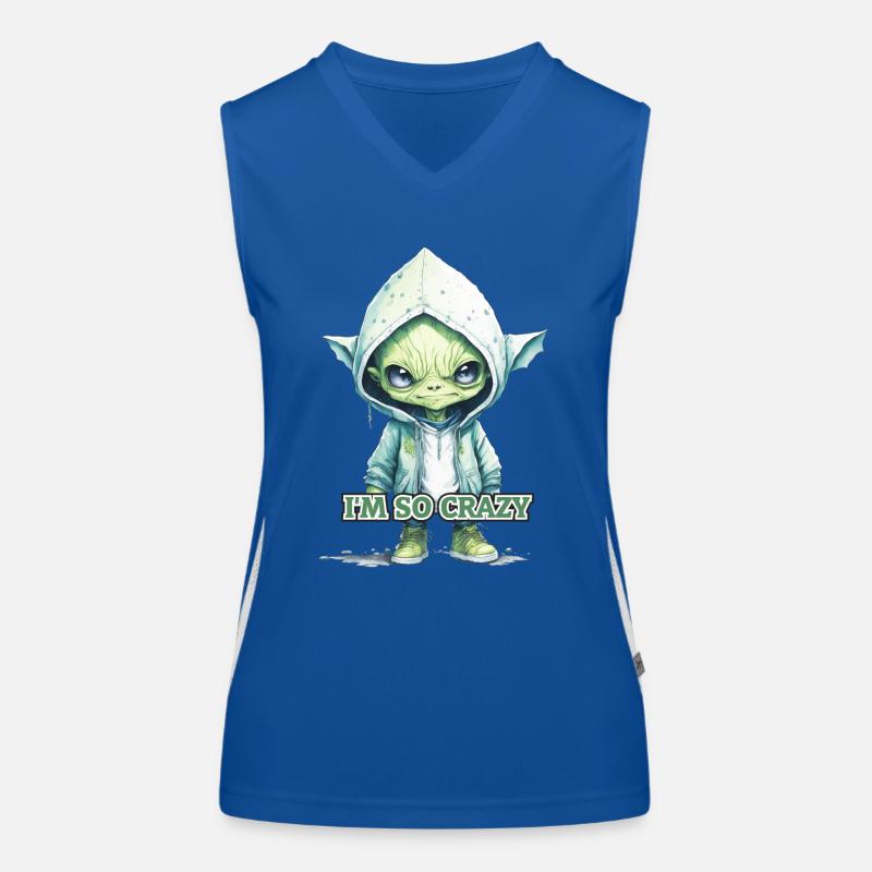 I'M SO CRAZY Women's Functional Contrast Tank Top
