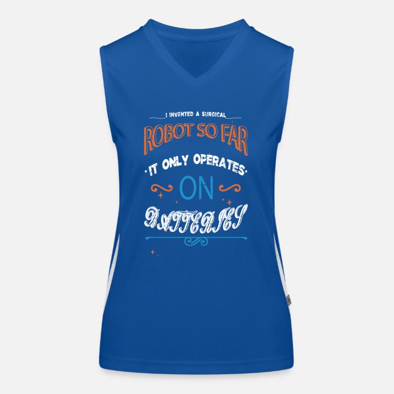 joke cool humor sci fi engineer automatic Funktionelles Kontrast-Tank Top für Frauen