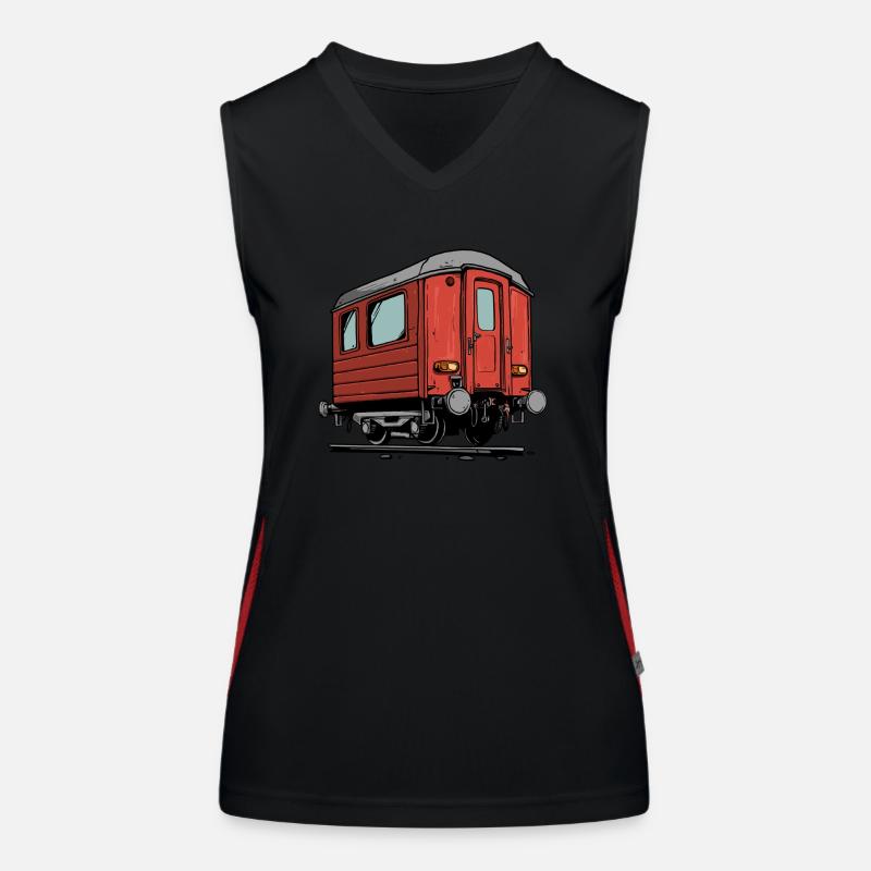 Hinterer Zug Funktionelles Kontrast-Tank Top für Frauen